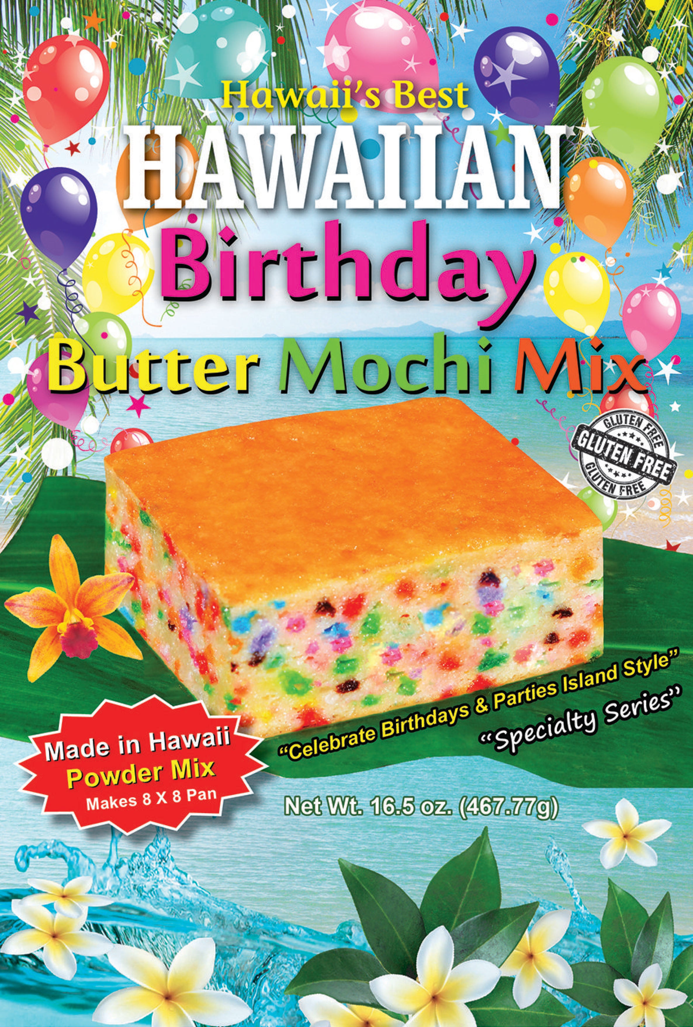 (5 BAGS - EXTRA VALUE PACK, $5.99 EACH) BIRTHDAY BUTTER MOCHI MIX, SPECIALTY ITEM